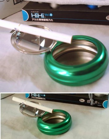 mini metal ashtray